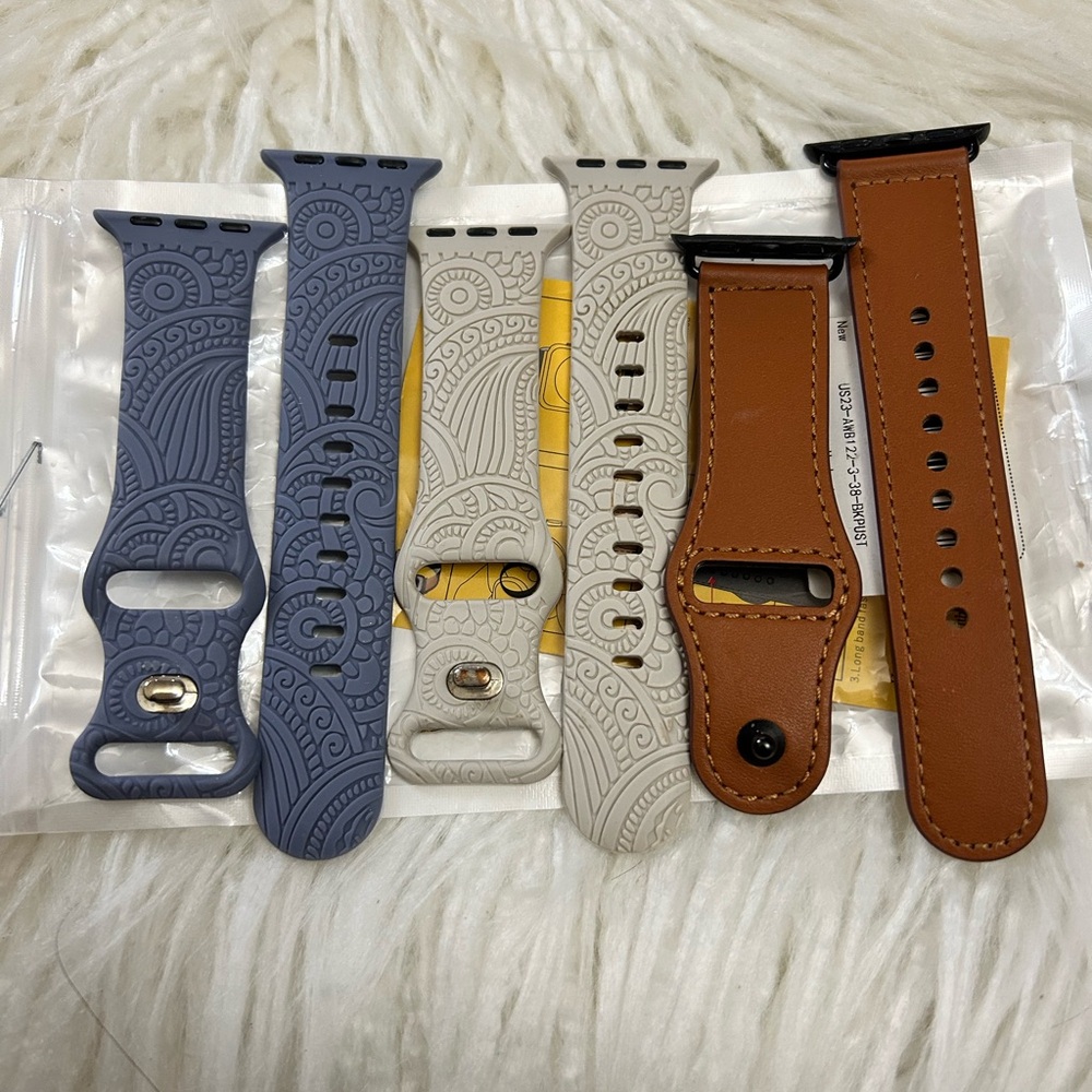 Apple Smartwatch Replacement Bands - set of 3